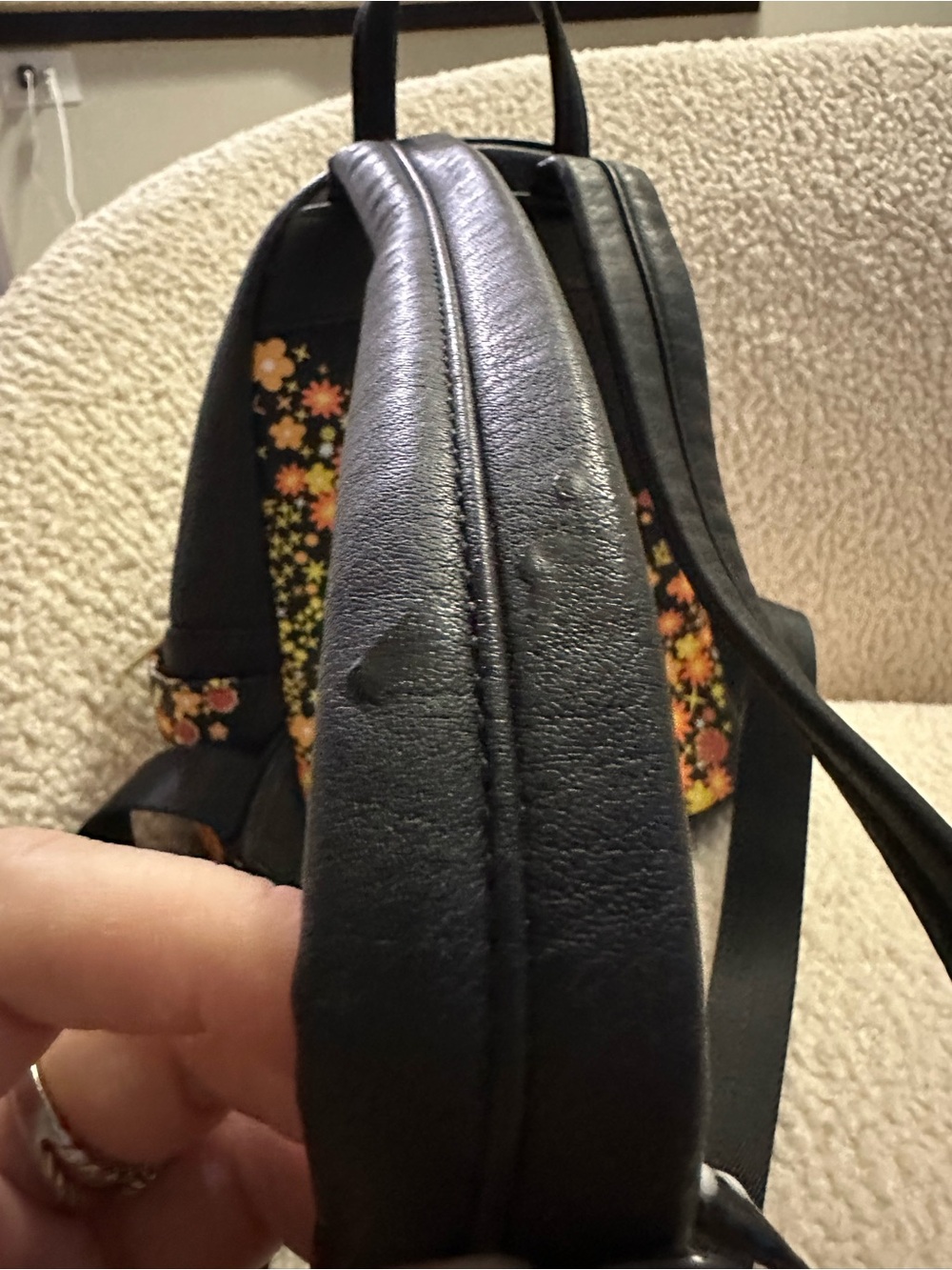 Pixar x Loungefly 'Remember Me' Floral Mini Backpack - Black - Picture 12 of 16